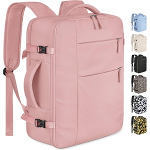 image:imageCapolo Travel Backpack for Women Men Waterproof Laptop Backpack Airlines Approved Personal Item Backpack Bag Computer Bookbag for Business Work Traveling Fits 156 Inch LaptopBlackPink