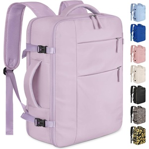 image:imageCapolo Travel Backpack for Women Men Waterproof Laptop Backpack Airlines Approved Personal Item Backpack Bag Computer Bookbag for Business Work Traveling Fits 156 Inch LaptopBlackPurple