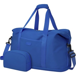 image:imageExpandable Travel Duffle Bags Weekender Overnight Bags for Women Men Hospital Bag for Women Labor Delivery with Toiletry Bag WaterproofRoyal Blue