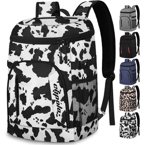 image:imageCapolo Cooler Backpack for Men Women Insulated Backpack Cooler Leak Proof Thermal Bag Beverage Soft Cooler Bag Lunch Backpack for Camping 3045 CansCowprint