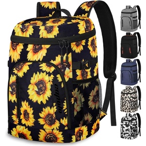 image:imageCapolo Cooler Backpack for Men Women Insulated Backpack Cooler Leak Proof Thermal Bag Beverage Soft Cooler Bag Lunch Backpack for Camping 3045 CansSunflower
