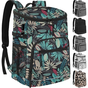 image:imageCooler Backpack Insulated Leakproof Waterproof Backpack Cooler Bag 3045 Cans Large Capacity Lightweight Travel Camping Beach Backpack Cooler Ice Chest for Men and Womenblueleaf