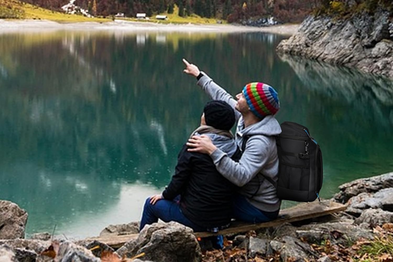 image:imageCapolo Cooler Backpack Insulated Leak Proof 3645 Cans Soft Camping Bacpack Cooler Thermal Bag Ice Chest Portable Waterproof Travel Cooler Bag for Lunch Beach Picnic ShoppingLeather black