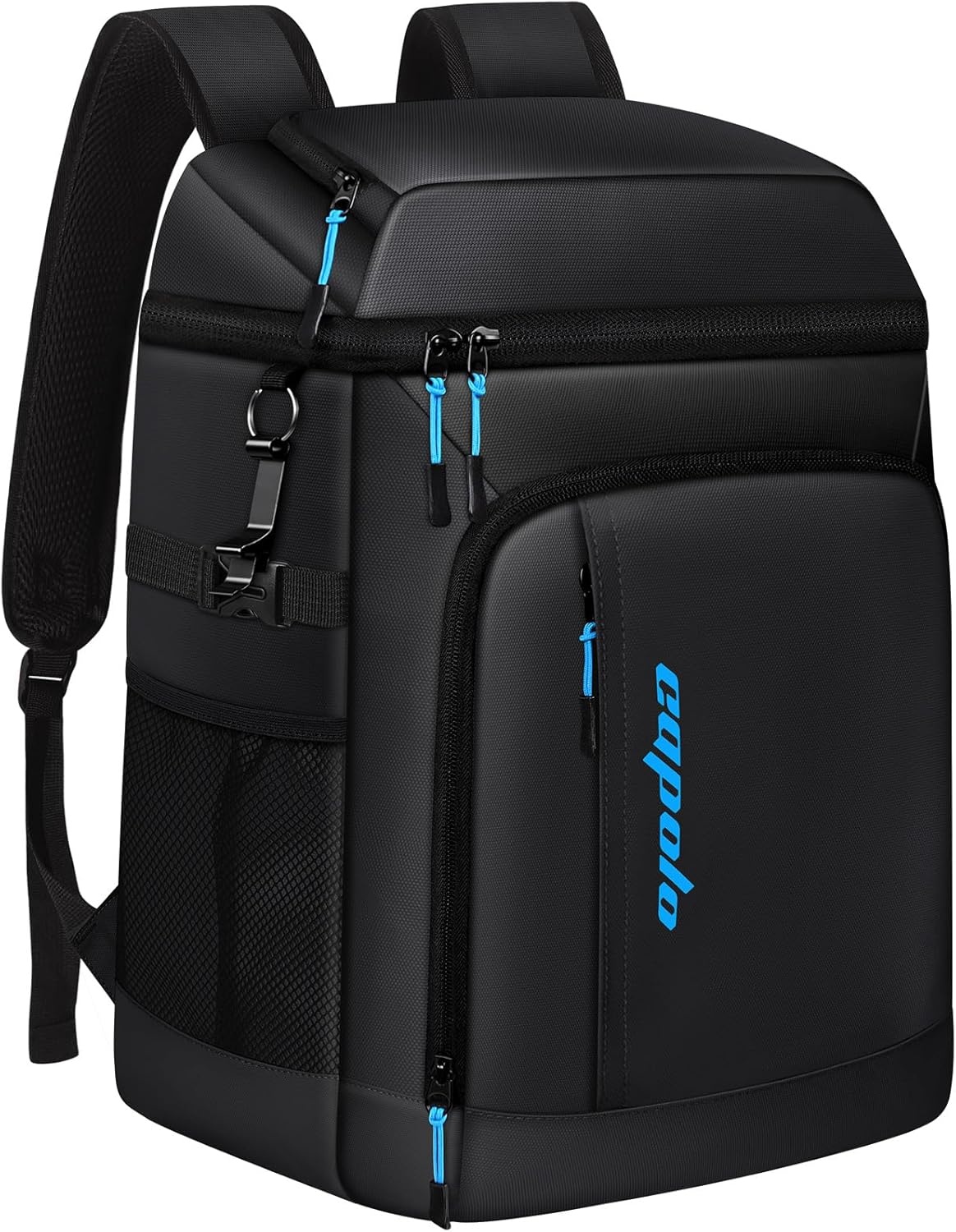 image:imageCapolo Cooler Backpack Insulated Leak Proof 3645 Cans Soft Camping Bacpack Cooler Thermal Bag Ice Chest Portable Waterproof Travel Cooler Bag for Lunch Beach Picnic ShoppingLeather black