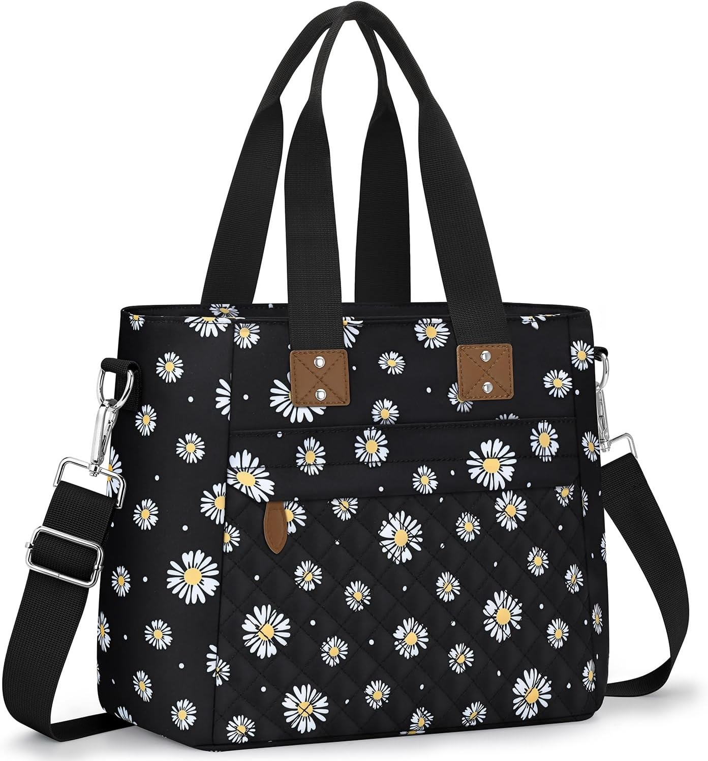 image:imageInsulated Lunch Box for Women amp Men Large Thermal Lunch Bag Women with Removable Shoulder Strap Reusable Lunch Cooler Tote Bags Purse for Adults Work Picnic Hiking Beach Travel MSunflowerDaisy