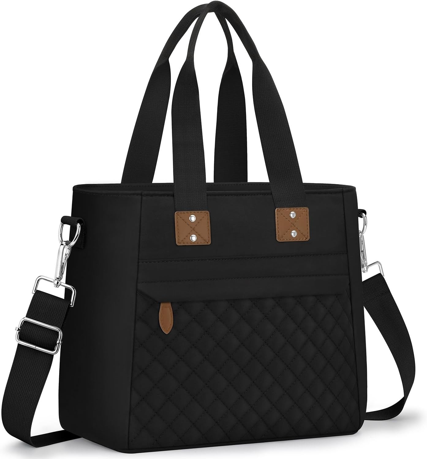 image:imageInsulated Lunch Box for Women amp Men Large Thermal Lunch Bag Women with Removable Shoulder Strap Reusable Lunch Cooler Tote Bags Purse for Adults Work Picnic Hiking Beach Travel MSunflowerBlack
