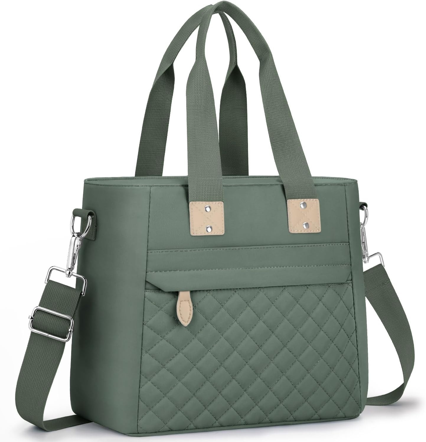 image:imageInsulated Lunch Box for Women amp Men Large Thermal Lunch Bag Women with Removable Shoulder Strap Reusable Lunch Cooler Tote Bags Purse for Adults Work Picnic Hiking Beach Travel MSunflowerGreen