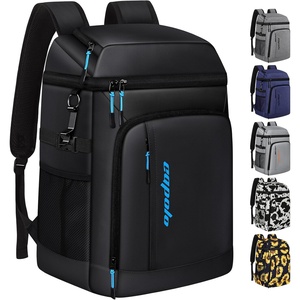image:imageCapolo Cooler Backpack Insulated Leak Proof 3645 Cans Soft Camping Bacpack Cooler Thermal Bag Ice Chest Portable Waterproof Travel Cooler Bag for Lunch Beach Picnic ShoppingLeather black