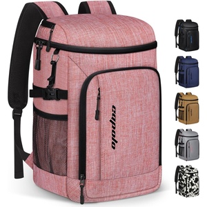 image:imageCapolo Cooler Backpack Insulated Waterproof for Women Men3645 Cans Lunch Backpack Coolers Leak Proof Soft Cooler Bag Ice Chest for Camping BeachRed