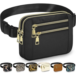 image:imageCapolo Fanny Packs for Women Fashion Waist Packs Bag with Adjustable Strap and 4 Zipper Pockets Waterproof Everywhere Crossbody Belt Bag for Workout Running TravellingBlackBlack