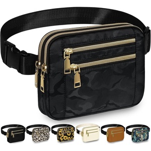 image:imageCapolo Fanny Packs for Women Fashion Waist Packs Bag with Adjustable Strap and 4 Zipper Pockets Waterproof Everywhere Crossbody Belt Bag for Workout Running TravellingBlackBlack Camo