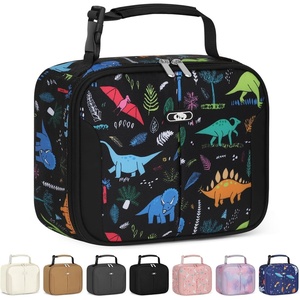 image:imageInsulated Lunch Box for Kids Cute Thermal Lunch Bag for School Reusable Lunch Tote for Boys and Girls Durable Cooler Bag with Easy Grab Handle Lightweight and Easy to Clean Meal Bag UnicornDinosaurs