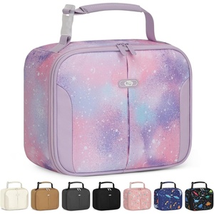 image:imageInsulated Lunch Box for Kids Cute Thermal Lunch Bag for School Reusable Lunch Tote for Boys and Girls Durable Cooler Bag with Easy Grab Handle Lightweight and Easy to Clean Meal Bag UnicornGalaxy Starry Sky